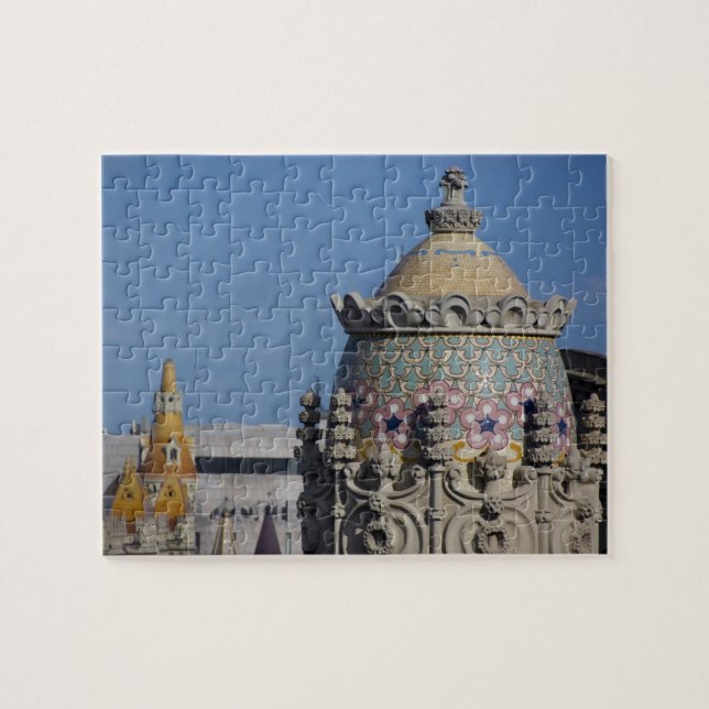 Puzzle Espagne, Catalogne, Barcelone. Toit de Barcelone (Horizontal)