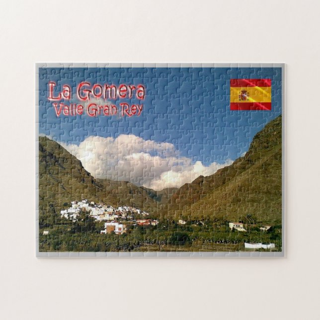 Puzzle Espagne - Îles Canaries - La Gomera - (Horizontal)