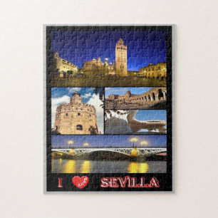 Puzzle Espagne - Sevilla - I Love -