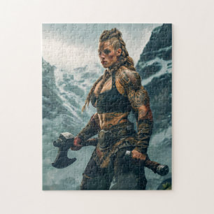Puzzle Esprit de guerrière de femme Viking canalisant