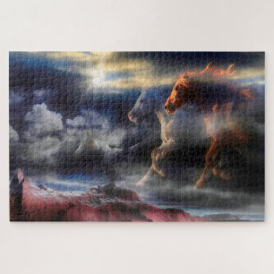 Puzzle Esprits de Cheval Sauvages COURONT JUSQU'À DEMAIN