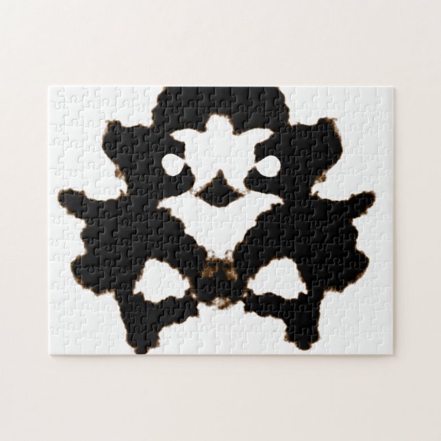 Puzzle Essai de Rorschach d'une carte de tache d'encre (Horizontal)