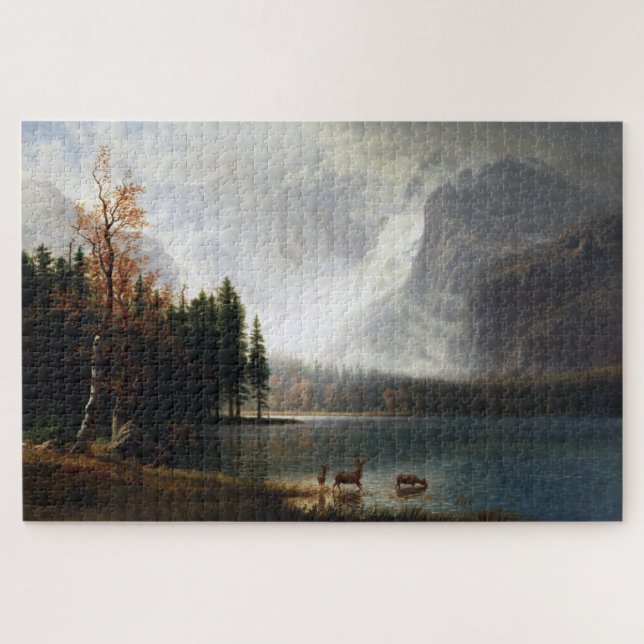 Puzzle Estes Park, Colorado, Lac Whyte, Bierstadt (Horizontal)