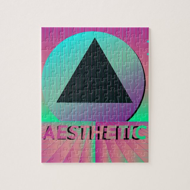 Puzzle esthétique des ondes de vapeur (Vertical)