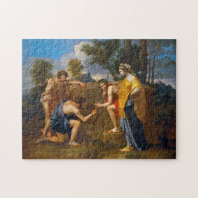 Puzzle Et dans Arcadia ego, Poussin (Horizontal)