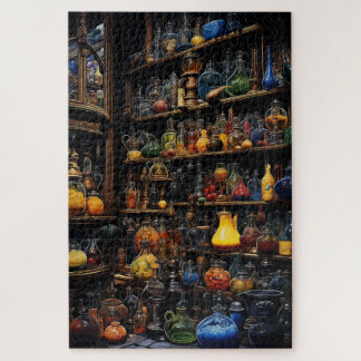 Puzzle Étagères de bouteilles de potion