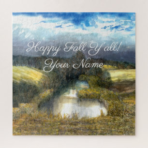 Puzzle Etanche d'automne peinture aquarelle