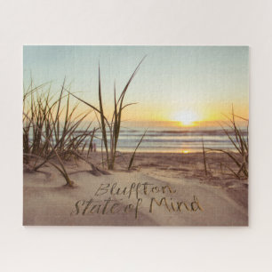 Puzzle État d'esprit de Bluffton Écrit dans le sable Plag