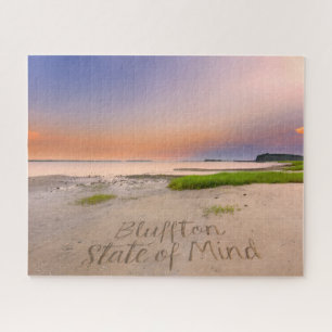 Puzzle État d'esprit de Bluffton Écrit dans le sable Plag