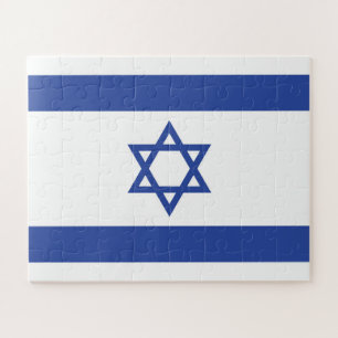Puzzle Etat d'Israël Drapeau, Étoile de David Juifs