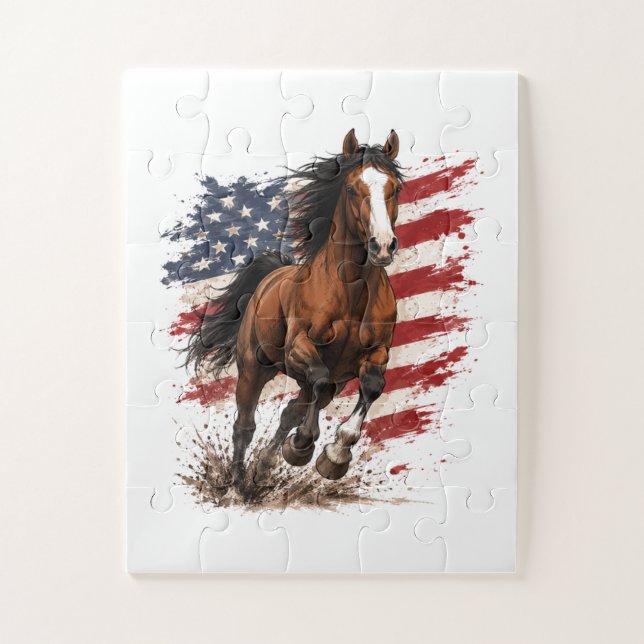 Puzzle États-Unis 250e Liberté (Vertical)