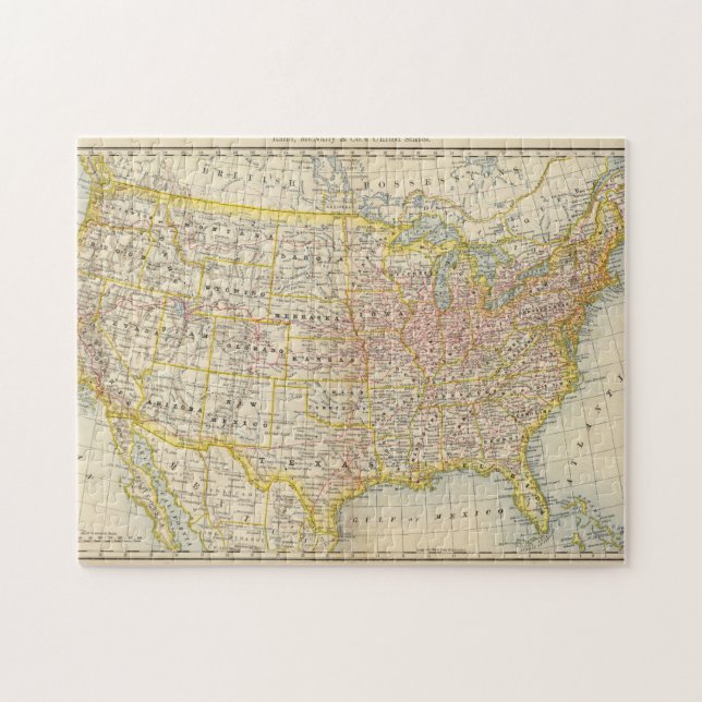 Puzzle États-Unis 4 (Horizontal)