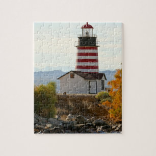 Puzzle États-Unis, Arizona, Lake Havasu City. Vue sur l'O