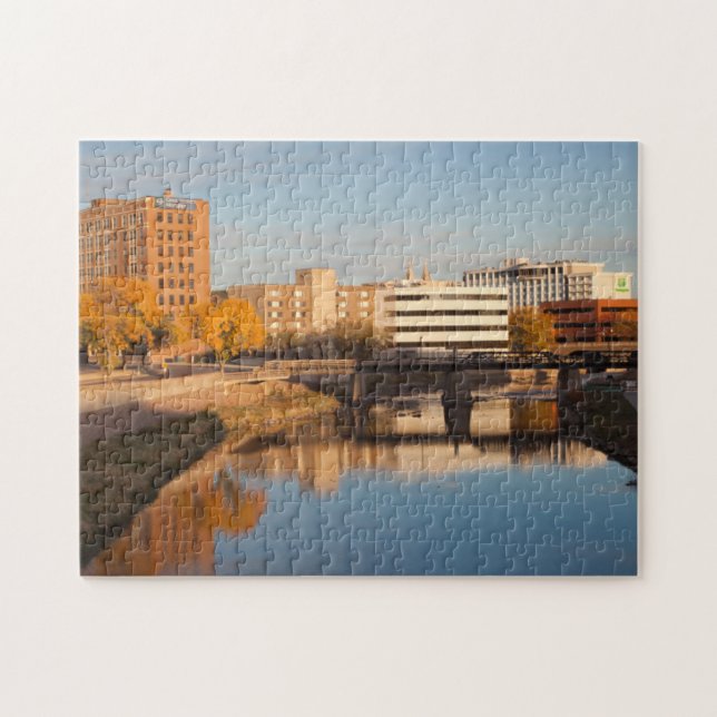 Puzzle États-Unis, Dakota du Sud, Sioux Falls, Skyline de (Horizontal)