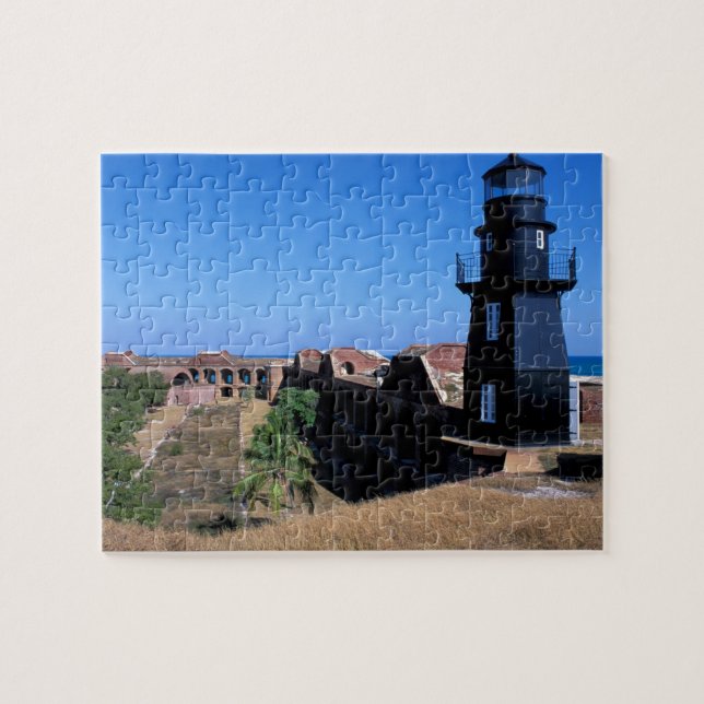 Puzzle États-Unis, FL, Florida Keys, Fort Jefferson, 1846 (Horizontal)