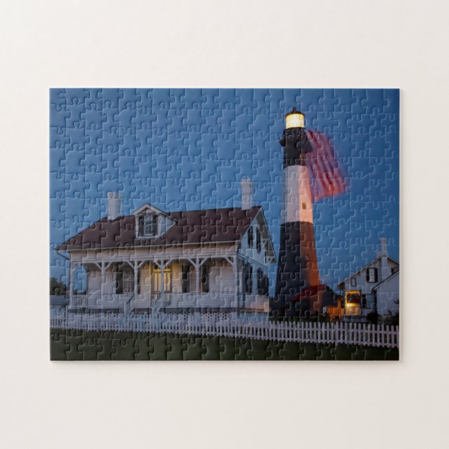 Puzzle États-Unis, Géorgie, Tybee Island, Drapeau flottan (Horizontal)