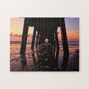 Puzzle États-Unis, Géorgie, Tybee Island, Jetée à Tybee I