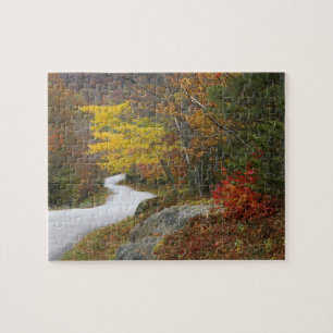 Puzzle États-Unis, Maine, Camden. Route traversant Camden