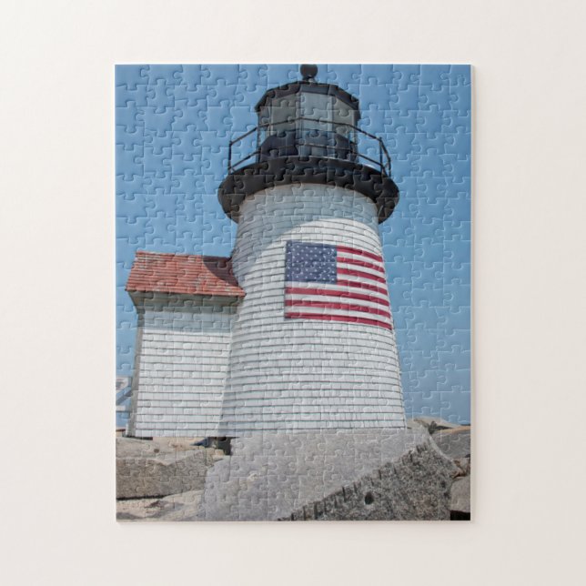 Puzzle États-Unis, Massachusetts, Nantucket. Point Brant (Vertical)