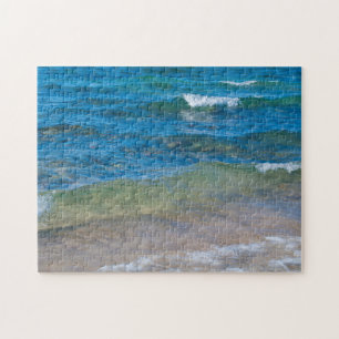 Puzzle États-Unis, Michigan. Eaux Claires Du Lac Supérieu