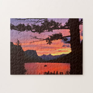 Puzzle États-Unis, Montana, Glacier National Park. Paysag