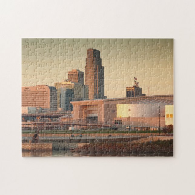 Puzzle États-Unis, Nebraska, Omaha, Skyline (Horizontal)