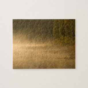 Puzzle États-Unis, New York, Adirondack Park. Brume de le