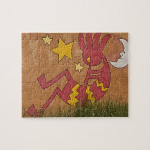 Puzzle États-Unis, Nouveau-Mexique, Santa Fe. Peinture mu