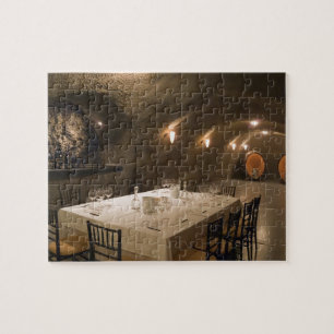 Puzzle États-Unis, Oregon, Dundee. Salle à manger à Arche