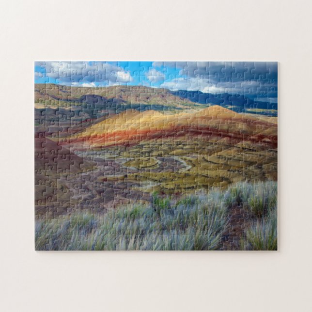 Puzzle États-Unis, Oregon. Paysage des Painted Hills (Horizontal)