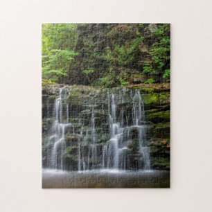 Puzzle États-Unis, Pennsylvanie, Benton. Cascade à Ricket
