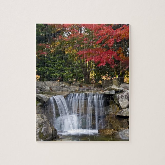 Puzzle États-Unis, Redmond, Washington. Couleurs d'automn (Vertical)