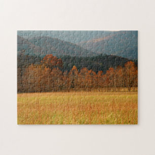 Puzzle États-Unis, Tennessee. Cades Cove In Smoky Mountai