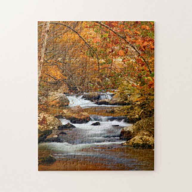 Puzzle États-Unis, Tennessee. Rushing Mountain Creek (Vertical)