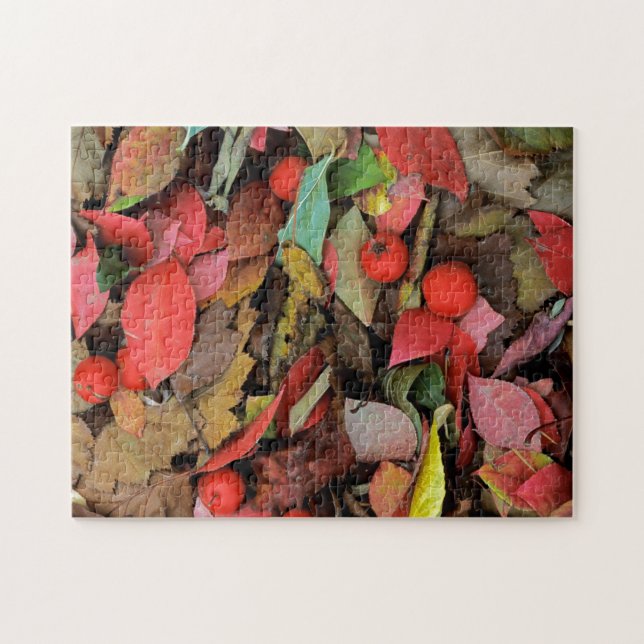 Puzzle États-Unis, Washington, comté de Spokane, feuilles (Horizontal)