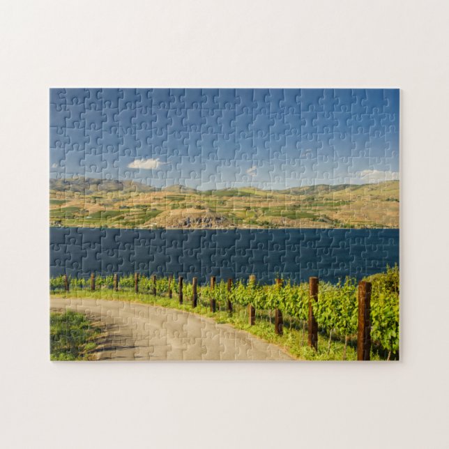 Puzzle États-Unis, Washington, Lac Chelan. Vignoble (Horizontal)