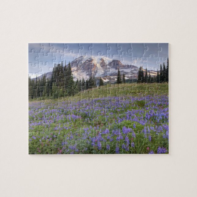 Puzzle États-Unis, Washington, Mt. Rainier NP, Mt. Rainie (Horizontal)