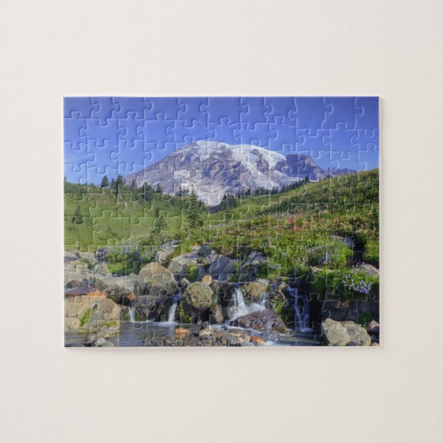 Puzzle États-Unis, Washington, Mt. Rainier NP, Mt. Rainie (Horizontal)