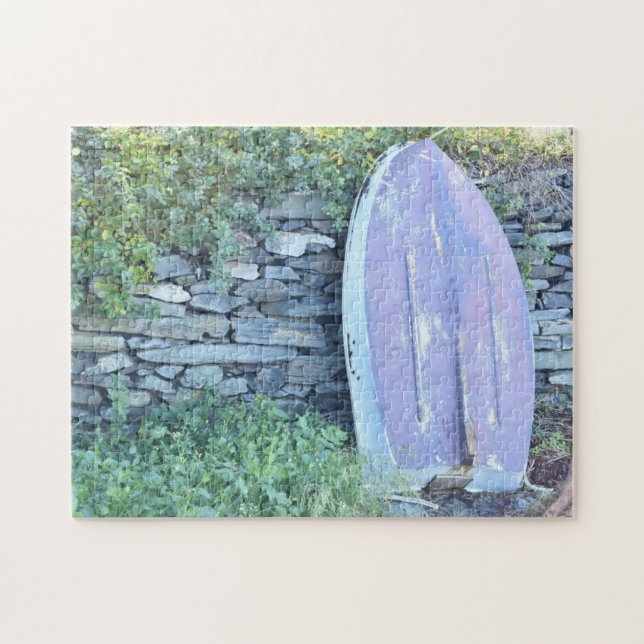 Puzzle Été à Portland Maine Rowboat Beach Photographie (Horizontal)