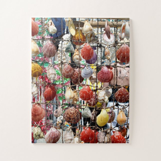Puzzle Eté plage coquillages Chypre souvenir (Vertical)