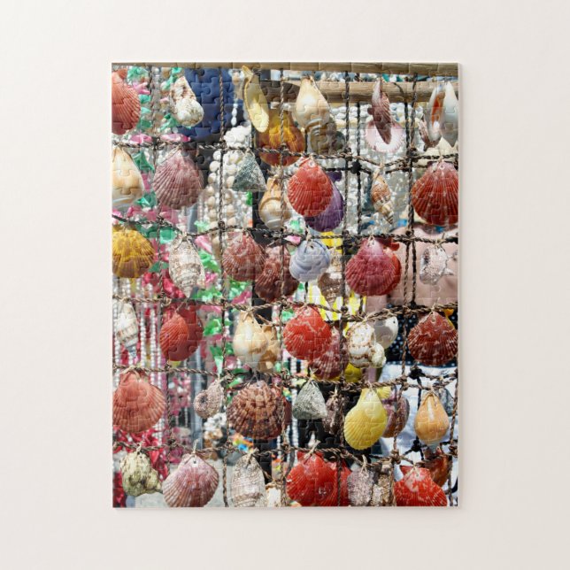 Puzzle Eté plage coquillages Chypre souvenir (Vertical)