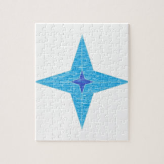 Puzzle Étoile bleue