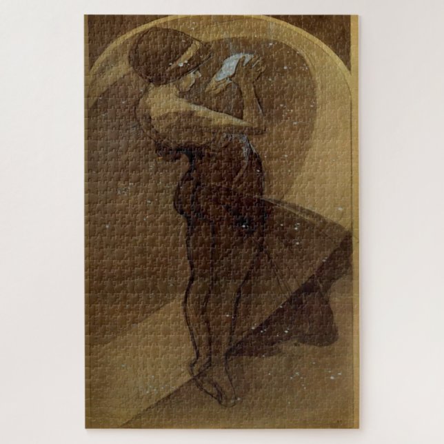 Puzzle Étoile du Nord par Alphonse Mucha  (Vertical)