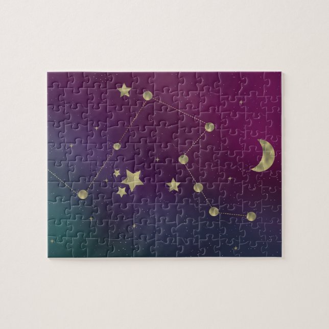Puzzle Étoiles Lune Nébuleuse Constellation Galaxie (Horizontal)