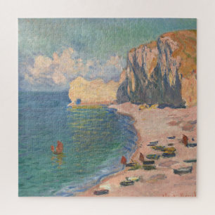 Puzzle Étretat : La plage et la falaise de Claude Monet