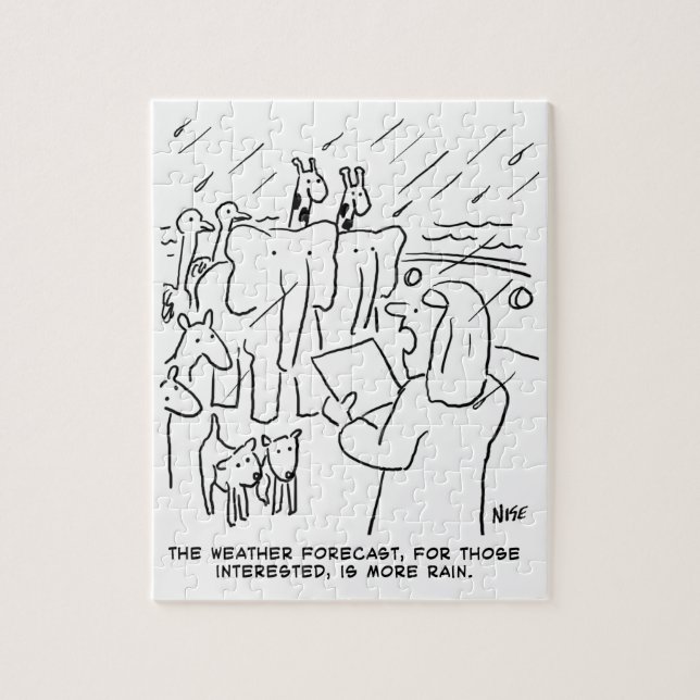 Puzzle Etude biblique drôle ou histoire biblique de l'arc (Vertical)