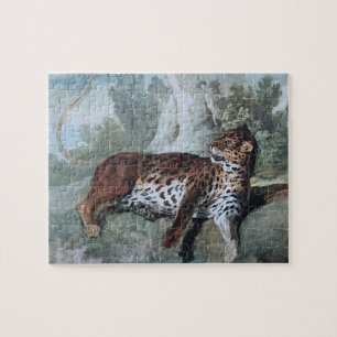 Puzzle Étude d'un léopard (par Jean-Baptiste Oudry)