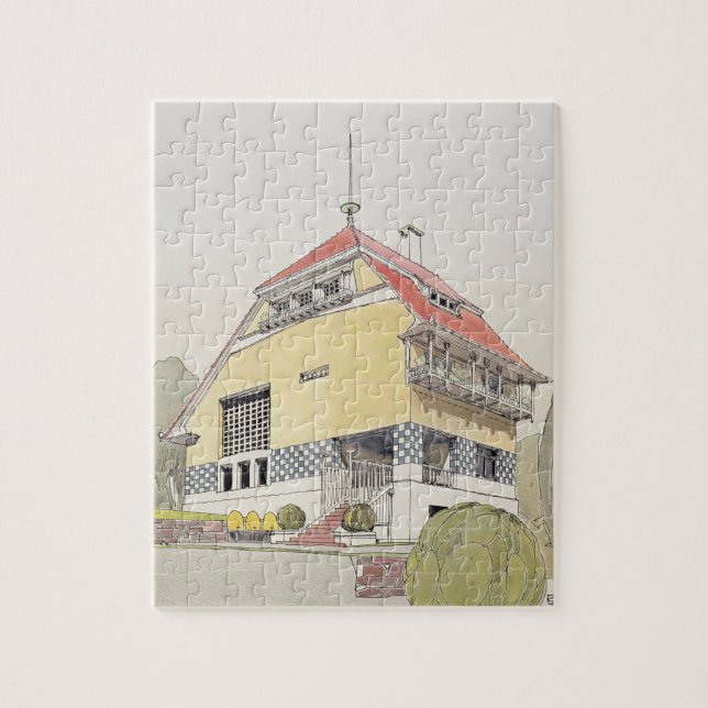 Puzzle Étude pour la Chambre d'Olbrich, Darmstadt, de (Vertical)