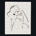 Puzzle Étude simple - Croquis d'une dame<br><div class="desc">Étude simple II de Victoria Borges. | 139038GG</div>