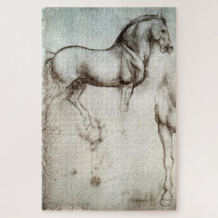 Puzzle Études de chevaux – Léonard de Vinci (1490)